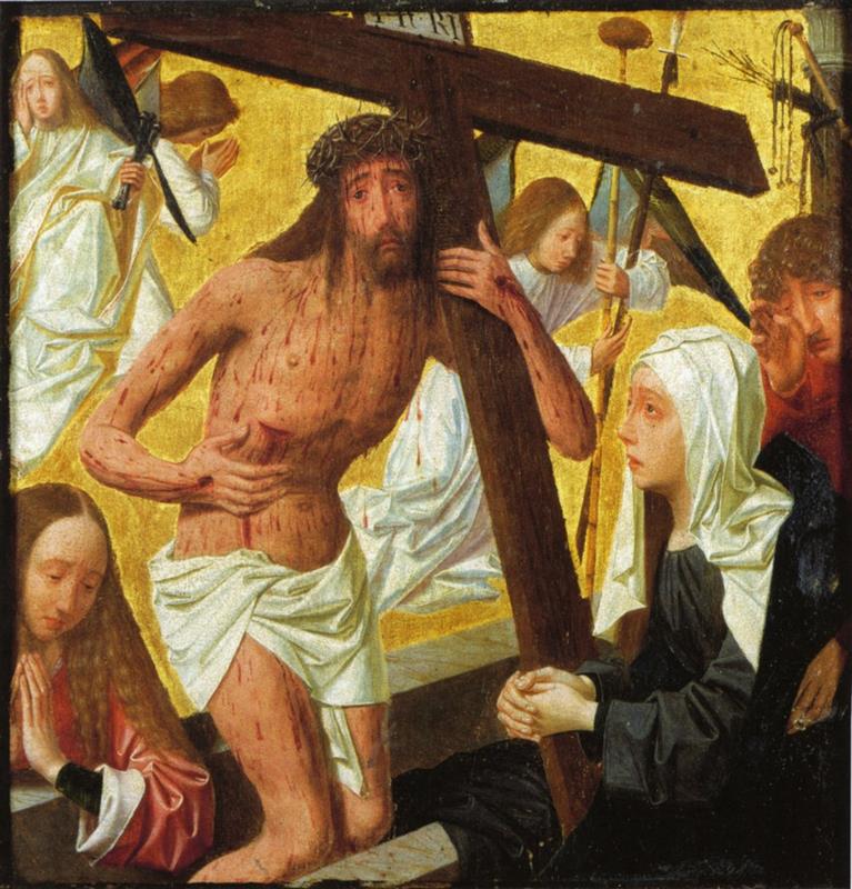 格特根·范哈勒姆(Geertgen tot Sint Jans,1465 – 1495,荷兰)作品-悲伤的人