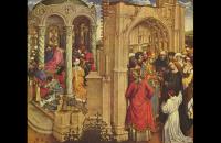 罗伯特·坎平（Robert Campin，1375-1444 年，佛兰芒画家）作品-处女的婚礼
