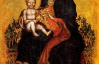 詹蒂莱·达·法布里亚诺(Gentile da Fabriano，意大利)作品-麦当娜和孩子2