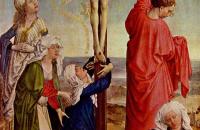罗伯特·坎平（Robert Campin，1375-1444 年，佛兰芒画家）作品-钉十字架