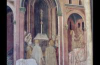 詹蒂莱·达·法布里亚诺(Gentile da Fabriano，意大利)作品-凉廊（罗马的建立）