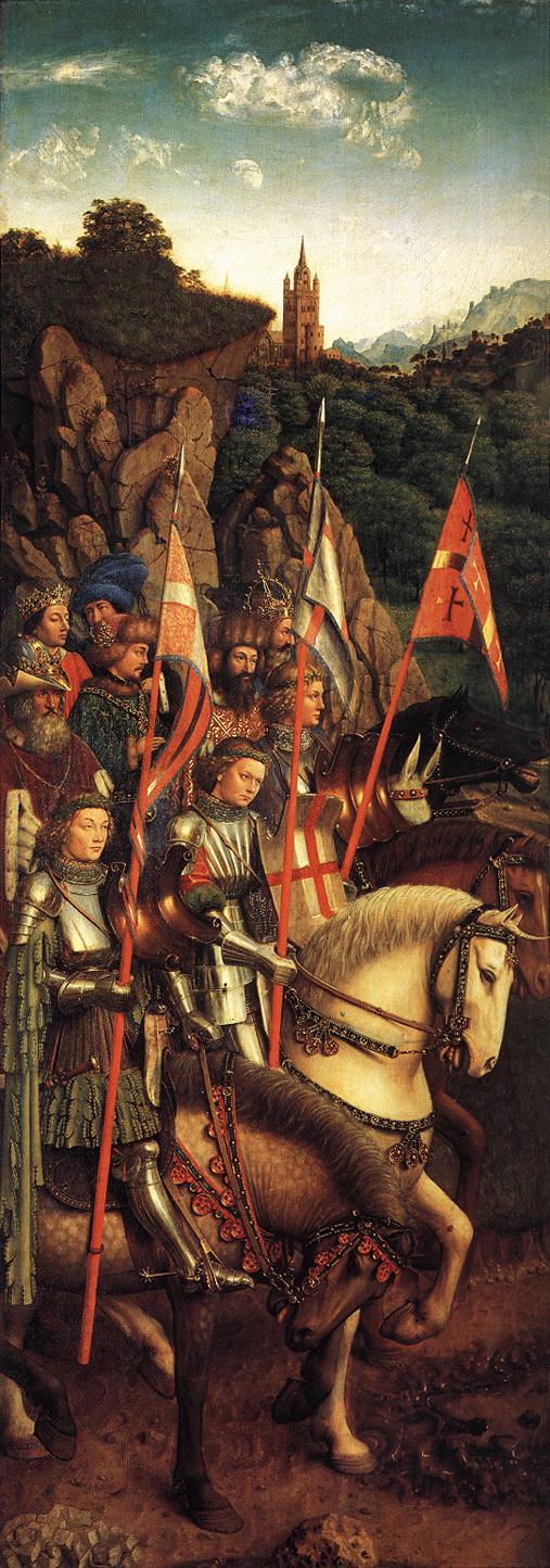 扬·范·埃克（Jan van Eyck，荷兰画家 ， 1390 - 1441 年）作品-基督的精兵