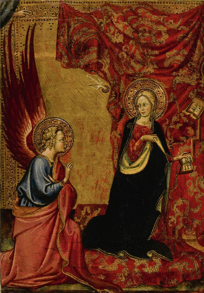 阿尔瓦罗·皮雷斯·德·埃武拉（Álvaro Pires de Évora，葡萄牙画家， 1390 - 1450）作品-天使报喜