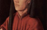 扬·范·埃克（Jan van Eyck，荷兰画家 ， 1390 - 1441 年）作品-一个年轻人的肖像