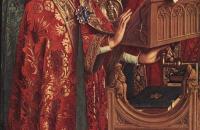 扬·范·埃克（Jan van Eyck，荷兰画家 ， 1390 - 1441 年）作品-根特祭坛（详细）5