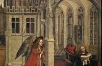罗伯特·坎平（Robert Campin，1375-1444 年，佛兰芒画家）作品-天使报喜2
