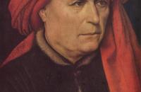 罗伯特·坎平（Robert Campin，1375-1444 年，佛兰芒画家）作品-一个男人的肖像