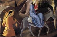 弗拉·安杰利科（Fra Angelico，意大利，1400-1455）作品-飞往埃及