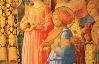 弗拉·安杰利科（Fra Angelico，意大利，1400-1455）作品-圣母加冕礼（详细）4