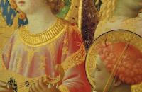 弗拉·安杰利科（Fra Angelico，意大利，1400-1455）作品-圣母加冕礼（详细）