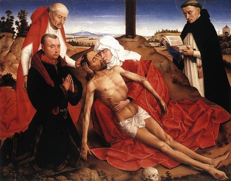 罗吉尔·范德韦登（Rogier van der Weyden，荷兰画家，1399 - 1464 年）作品-悲叹