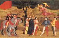 保罗·乌切洛（Paolo Uccello，意大利画家，1397 - 1475 年）作品-被亵渎的主人的奇迹