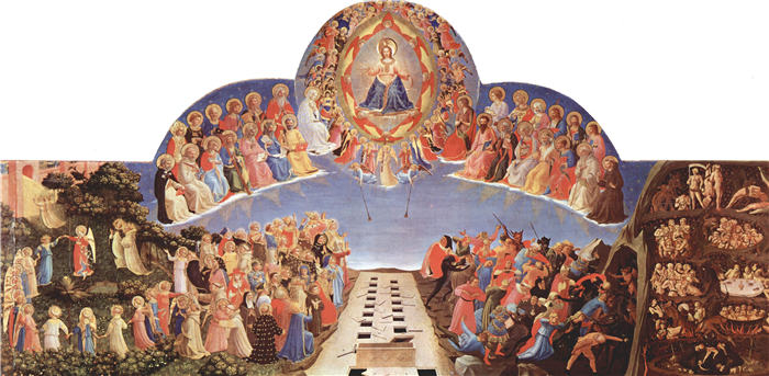 弗拉·安杰利科（Fra Angelico）（意大利，1400-1455）-最后的审判