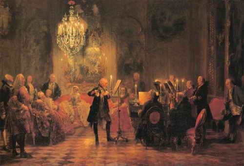 <a href=https://www.kuhw.com/e/tags/?tagname=%E9%97%A8%E9%87%87%E5%B0%94 target=_blank class=infotextkey>门采尔</a>油画作品的《笛子演奏会》