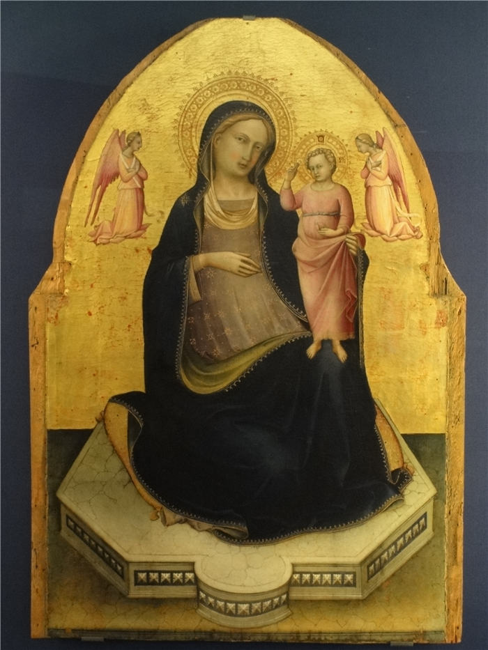 洛伦佐·莫纳克（Lorenzo Monaco，1370 – 1425，意大利画家）作品-谦逊的麦当娜