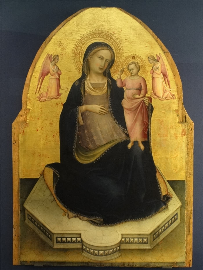洛伦佐·莫纳克(Lorenzo Monaco,1370 – 1425,意大利画家)作品-谦逊的麦当娜