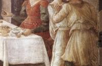 菲利波·里皮（Filippo Lippi ，1406-1469，意大利画家）作品-希律的盛宴：莎乐美的舞蹈（详细）2