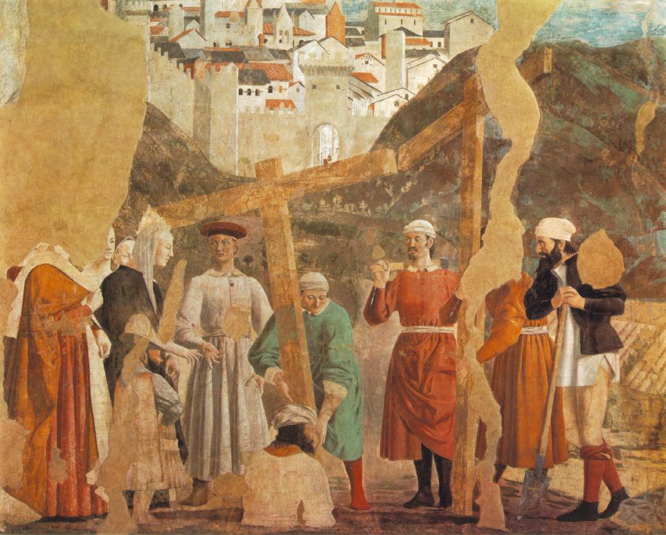 皮耶罗·德拉·弗朗西斯卡（Piero della Francesca，1412-1492，意大利画家）作品-《寻找真十字架》
