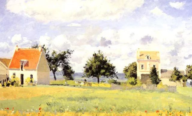 <a href=https://www.kuhw.com/e/tags/?tagid=474 target=_blank class=infotextkey>毕沙罗</a>《红房子》 卡米耶・<a href=https://www.kuhw.com/e/tags/?tagid=474 target=_blank class=infotextkey>毕沙罗</a>油画-法国