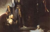 伦勃朗《拉撒路的复活》 伦勃朗油画作品-荷兰