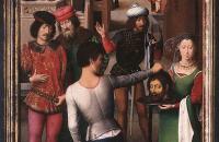 汉斯·梅姆林（Hans Memling，1430 – 1494 年，德国画家）作品-圣约翰祭坛画左翼