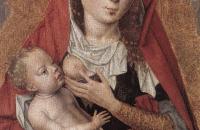 汉斯·梅姆林（Hans Memling，1430 – 1494 年，德国画家）作品-圣母子