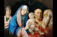 乔凡尼・贝里尼(Giovanni Bellini，意大利，1430-1516 年）-在圣殿中介绍基督