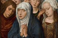 汉斯·梅姆林（Hans Memling，1430 – 1494 年，德国画家）作品-圣母与圣约翰和加利利的虔诚妇女