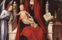 汉斯·梅姆林（Hans Memling，1430 – 1494 年，德国画家）作品-圣母登基与孩子和天使