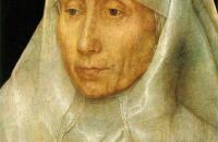 汉斯·梅姆林（Hans Memling，1430 – 1494 年，德国画家）作品-一位老妇人的肖像