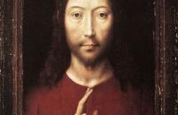 汉斯·梅姆林（Hans Memling，1430 – 1494 年，德国画家）作品-基督赐 1