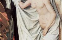 汉斯·梅姆林（Hans Memling，1430 – 1494 年，德国画家）作品-沐浴中的芭丝谢芭