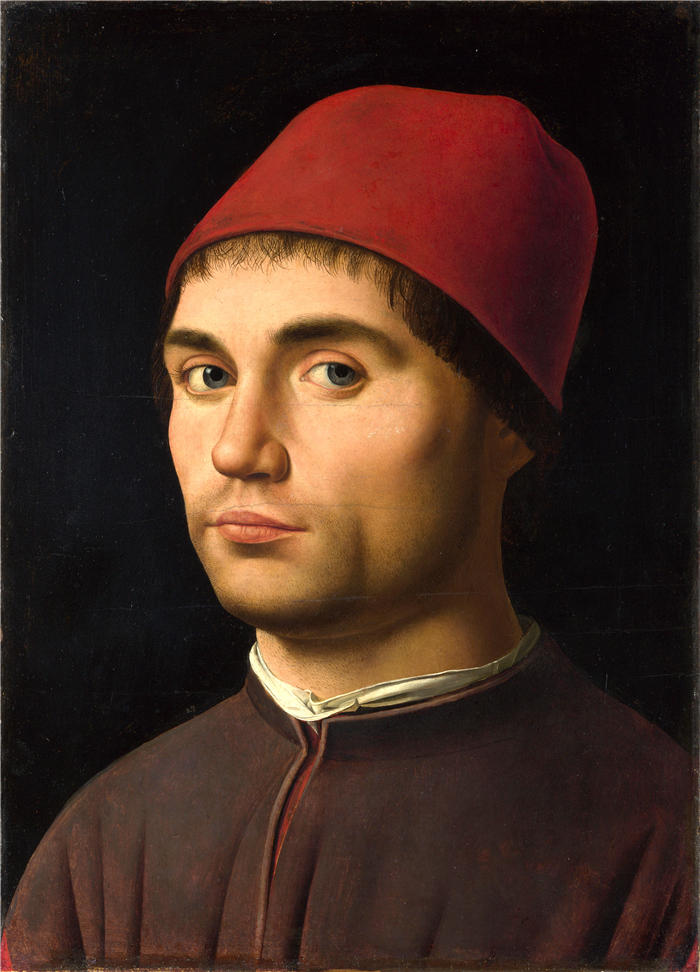 安东内洛·达·墨西拿 （Antonello da Messina，1430-1479，意大利）作品-一个男人的肖像(1)