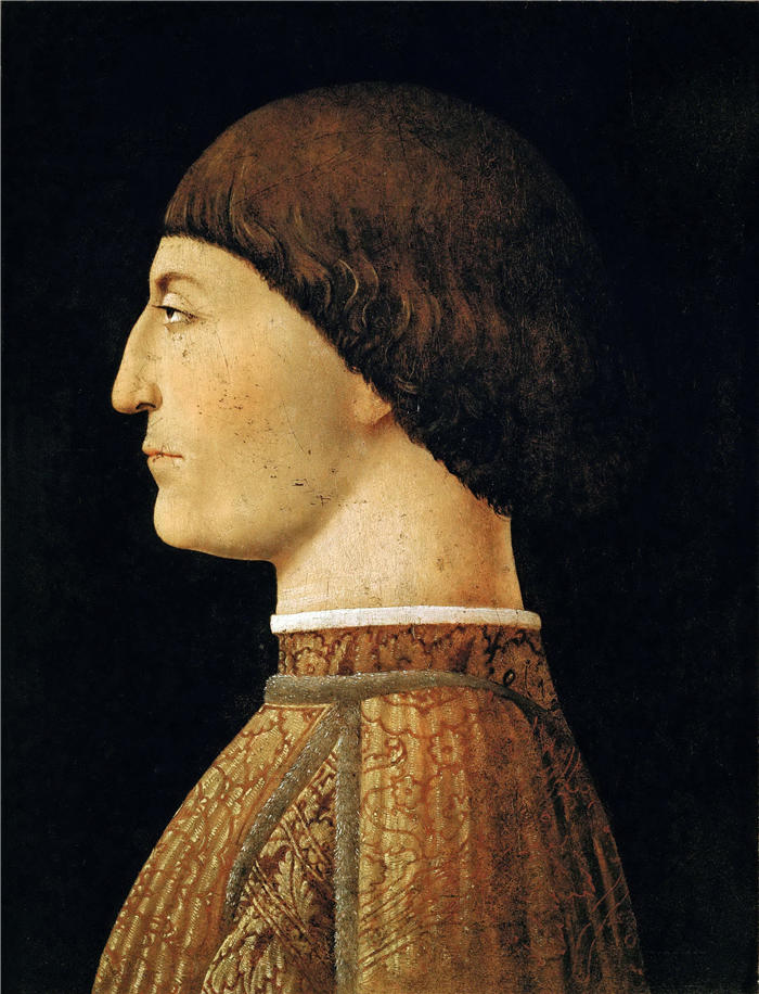 皮耶罗·德拉·弗朗西斯卡（Piero della Francesca，1412-1492，意大利画家）作品-西吉斯蒙多马拉泰斯塔