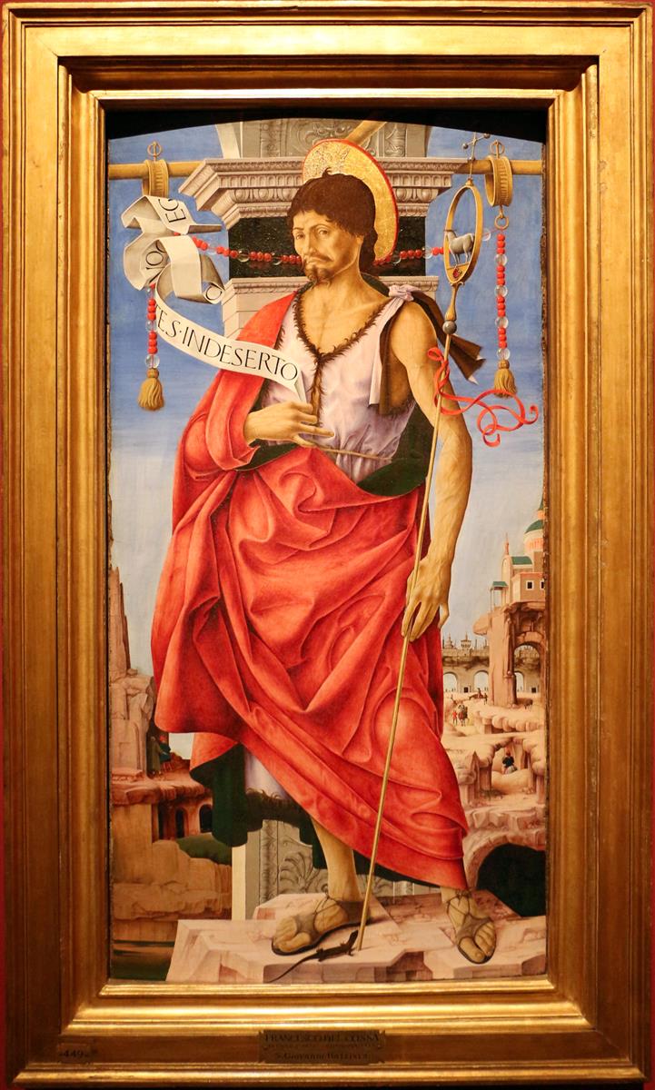 弗朗切斯科·德尔·科萨(Francesco del Cossa,1430-1477,意大利画家)作品-施洗者圣约翰-酷画网