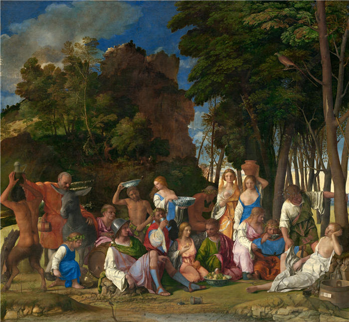 乔凡尼·贝里尼 (Giovanni Bellini，意大利，1430-1516 年）-众神的盛宴
