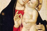安东尼亚佐·罗马诺（Antonazzo Romano，1430-1510，意大利画家）作品-麦当娜和孩子3