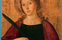 安东尼亚佐·罗马诺（Antonazzo Romano，1430-1510，意大利画家）作品-圣凯瑟琳