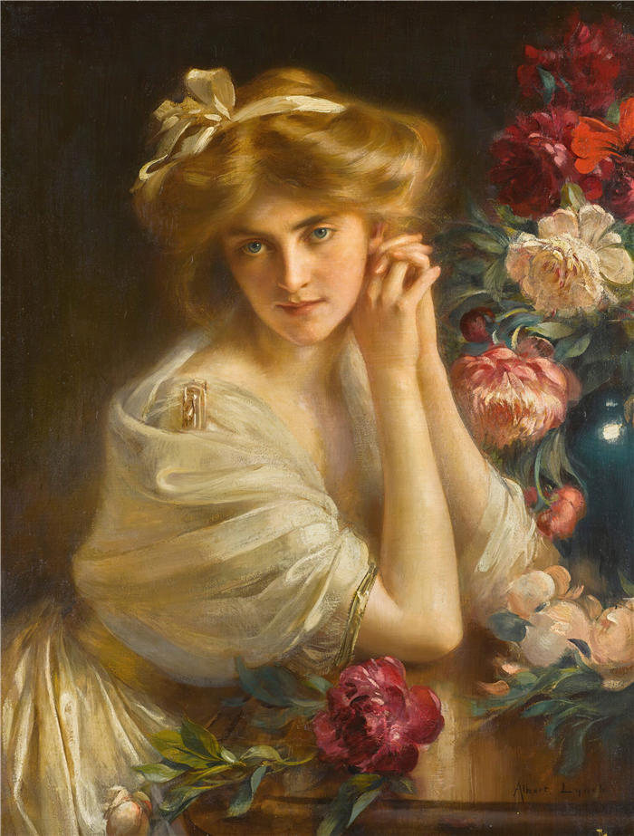 阿尔伯特·林奇(Albert Lynch,秘鲁)作品-甜蜜无所事事