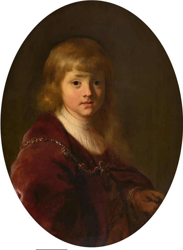雅各布·阿德里安斯·贝克（Jacob Adriaensz Backer，荷兰画家，1609–1651）作品-男孩的肖像（1637-1638）