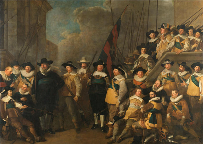 雅各布·阿德里安斯·贝克（Jacob Adriaensz Backer，荷兰画家，1609–1651）作品-由 Cornelis de Graeff 上尉和 Hendrick Lauwrensz 中尉