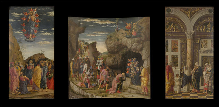 安德里亚·曼特尼亚（Andrea Mantegna，意大利画家，1431-1506）作品-魔法师的崇拜