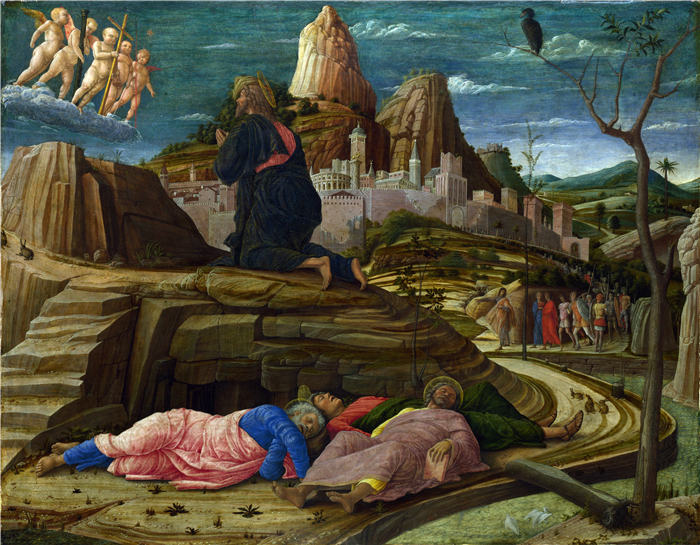 安德里亚·曼特尼亚（Andrea Mantegna，意大利画家，1431-1506）作品-花园里的痛苦