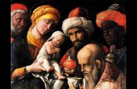 安德里亚·曼特尼亚（Andrea Mantegna，意大利画家，1431-1506）作品-魔法师的崇拜