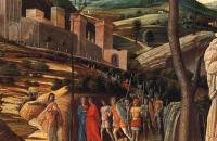 安德里亚·曼特尼亚（Andrea Mantegna，意大利画家，1431-1506）作品-花园里的痛苦（细节）