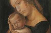 安德里亚·曼特尼亚（Andrea Mantegna，意大利画家，1431-1506）作品-圣母子