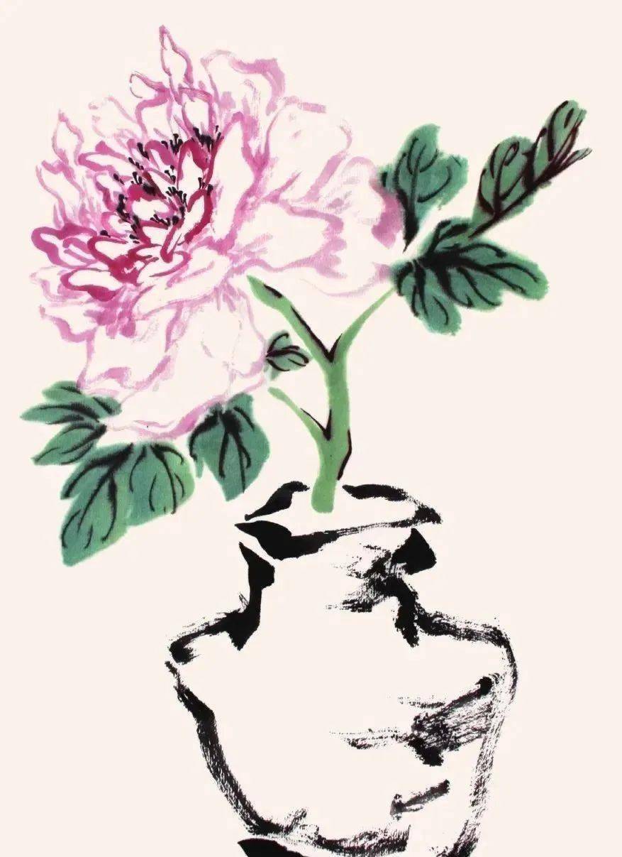 国画牡丹画法步骤