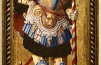 卡洛·克里维利（Carlo Crivelli，意大利画家，1435-1495）作品--圣乔治 1