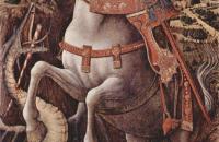 卡洛·克里维利（Carlo Crivelli，意大利画家，1435-1495）作品--圣乔治
