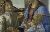 桑德罗·波提切利（Sandro Botticelli，意大利画家，1445-1510）作品-–麦当娜和孩子与天使